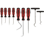 Ks Tools 9-osaline konksu ja kaabitsa komplekt