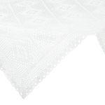 Laudlina Eurofirany Olivia valge 85x85 cm, ruudukujuline, segakangast