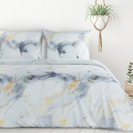 Voodikomplekt VERANO12 D91/POS/VERANO12 Mikrokiud Abstraktne muster T&otilde;mblukuga kinnitus