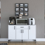 K&ouml;&ouml;gi aluskap Hanah Home JE136-3144 valge, 120 cm, modernne stiil