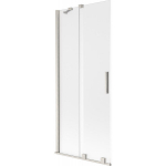 Vannisein Mexen Velar, 80 x 150 cm, harjatud nikkel/matt klaas