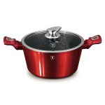 Berlinger Haus pott kaanega BH1256 Burgundy Edition, burgundia v&auml;rvi, 24 cm, 4,1 l