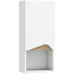 Vannitoa seinakapp, 30x17x67 cm, valge, panipaik