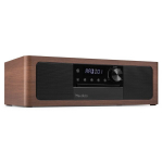 Muusikakeskus Audizio Lunata Premium CD/DAB+/FM/USB/BT tume puit - must