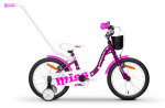 Jalgratas Tabou Miss AL 12 purple-valge