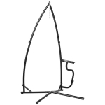 Ripptooli alus, 110x110x215 cm, must, metall