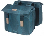 Pakiraamikott BASIL ELEGANCE DOUBLE PANNIER BAG 40-49 Universal Bridge System, veekindel estate blue (UUS)