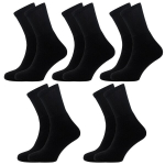 Puuvillased froteesokid unisex, Poola tootmine, mustad, 5 paari