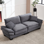 Moodne kahekohaline diivan, futon, tumehall, elutuba/magamistuba/kontor