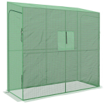 Kasvuhoone Outsunny 200x80x200cm, rohelise v&auml;rviga