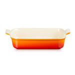 K&uuml;psetusvorm Le Creuset Heritage Ristk&uuml;lik 32 x 24 cm Kivitooted Oranž