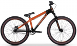 Jalgratas Tabou Tabspin JR 24", must/oranž