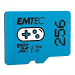 Telefoni m&auml;lukaart microSD m&auml;lukaart Emtec mSD 256GB UHS-I U3 V30 A1 Express Gaming suure kiirusega