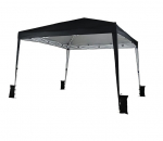 Costway 3x3m kokkupandav paviljon, must