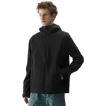 4F M324 meeste softshell-jakk, s&uuml;gavmust 4FWSS25TSOFM324 20S, L