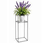 Lillepostament Framado, 60x24x24 cm, must