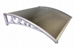 Uksekate Metal-gum, 150x80 cm, must