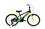 Lastelinen jalgratas Capriolo Rocker, 20", must/roheline