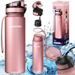 Filtriga joogipudel City 0,5 l roosa padruniga