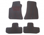 Matid QuiltyMats Dodge Challenger 2008-2023 (4 tk.), Must-Punane /16-14