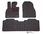 Matid QuiltyMats Opel Combo 2018-praegu (3 tk.), Must-Punane /16-16