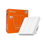 Sonoff Zbm5-3c-86w Zigbee 3-kanaliline nutikas seinal&uuml;liti, Balta