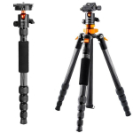 K&f Concept Sa225c1 s&uuml;sinikkiust statiiv/monopood 140cm, Oranžinė