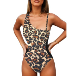 Naiste ujumistrikoo Ynique, leopardimustriga, XL