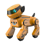 Laste robotkoer &ndash; nutikas interaktiivne robotkutsikas Bluetoothi, puutesensorite, tantsutrikide ja LED-silmadega &ndash; ideaalne kingitus poistele ja t&uuml;drukutele (kollane)