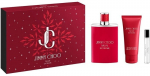 Parf&uuml;&uuml;mikinkekomplekt Jimmy Choo Man Extreme EDP 100 ml, 3-osaline, meestele