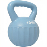 Kettlebell 10 kg, libisemisvastase k&auml;epidemega, sinine