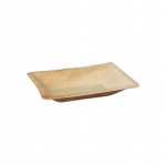 Palmilehtede s&otilde;rmetoidu kandikud 17x12x3cm 6tk, Palmių lapų maisto padėkliukai pir&scaron;tams 17x12x3cm 6vnt.