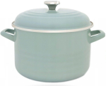 Emailpott 16 cm, 2 l, pastellroheline