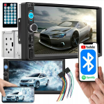 Autoraadio Bluetooth 1 DIN 7" USB Micro SD 4x45W puuteekraan