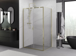 Mexen Exo l&uuml;kand du&scaron;inurk 145 x 80 cm, l&auml;bipaistev, kuldne - 8151-145-080-50-00