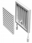 Ventilatsioonigrill Ventika Mw 100 Ar valge