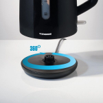 Elektriline veekeetja Tiross Ts-2707, 2200w, 1,7l, must