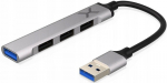 Hub Krux Force10: 4xusb 3.1/2.0, kompaktne, kerge, Plug & Play