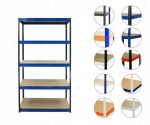 Metallist riiul Helios Hbn 213x120x60 cm, 5 riiulit, 400kg/riiul