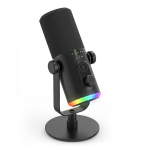 D&uuml;naamiline USB ja XLR mikrofon m&uuml;rasummutuse ja RGB valgustusega BKX-43