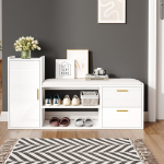 Kingakapp 2 sahtliga, 128x30x68 cm, valge, 1 tk