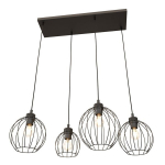 Emibig ripplamp Nando 4 BL, must