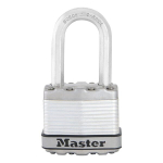 Masterlock M1eurdlf lamineeritud roostevabast terasest lukk, veekindel