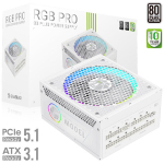 Toiteallikas GAMEMAX RGB PRO 1300P WH