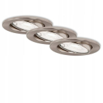 3 tk. Led laevalgustid Gu10 5w, muudetav v&auml;rvitemperatuur