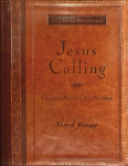 Jesus Calling, Large Text Brown Leathersoft, with Full Scriptures: Enjoying Peace in His Presence (a 365-Day Devotional) Large type / large print edition