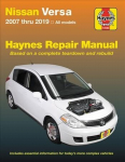 HM Nissan Versa 2007-2019: 2007 Thru 2019, All Models