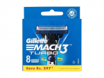 Raseerimispead Gillette Mach 3 Turbo, 8 tk
