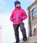 Huppa T&uuml;drukute Softshell jope NERA, fuchsia