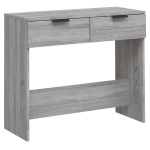 vidaXL konsoollaud, hall Sonoma tamm, 90x36x75 cm, tehispuit